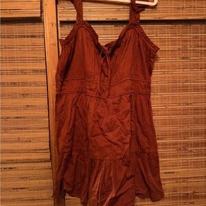 GAP Rust Brown Sleeveless Dress - xxl